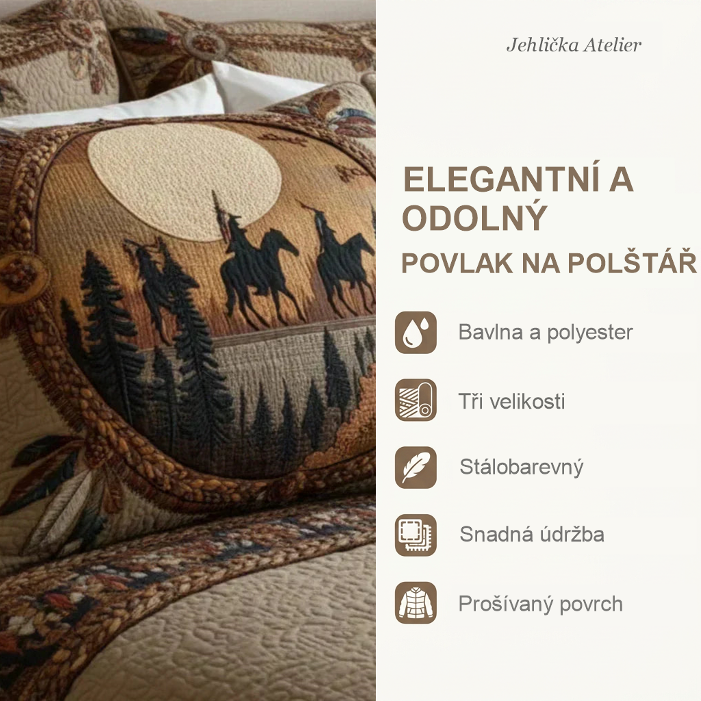 Vlastnosti povlaku na polštář